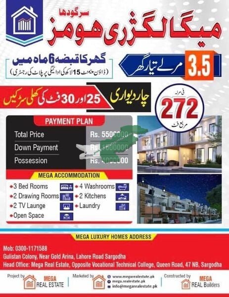 Mega Luxury Homes Sargodha