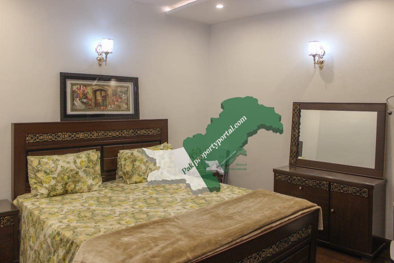 15 Marla Brand new Furnished Luxurious House for Rent at Starting Block  Eden Canal Villas Lahore