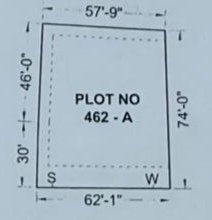 DHA Phase 6 block A plot number 462