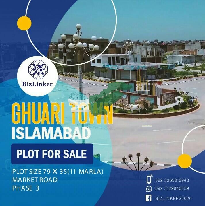 PLOT FOR SALE IN GHUARI TOWN ISLAMABAD