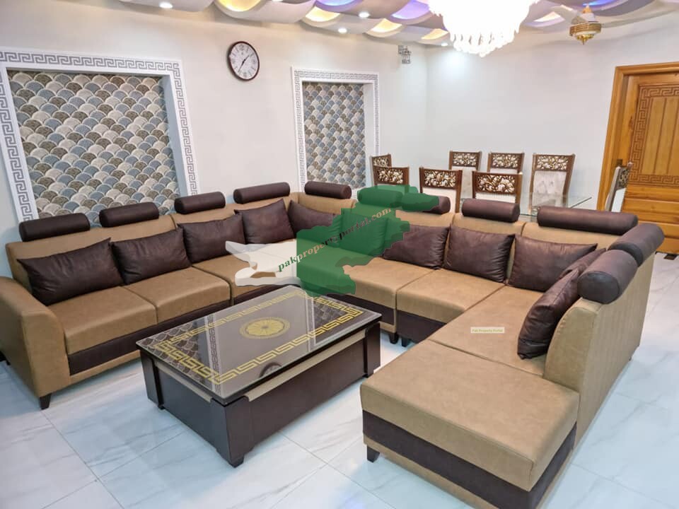 Furnished 10 marla brand new double story house available for sale