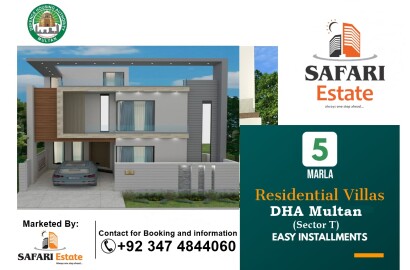 DHA Multan 5 Marla Villas in DHA Multan Sector 'T'