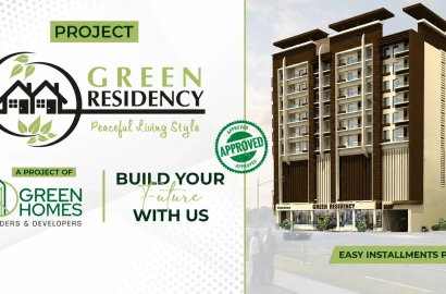 Green Residency – 2 & 3 Room Apartments in North Karachi