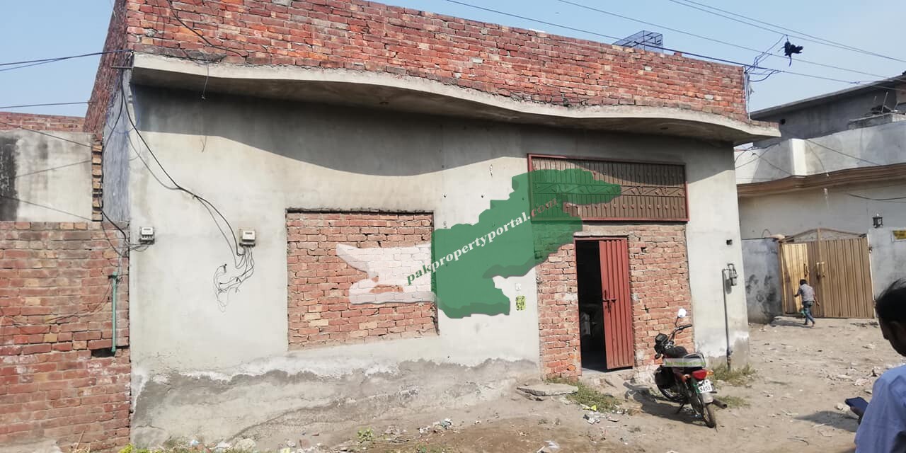 4 marla corner House singl story for sale in Jallo More Bata Pur in lahore