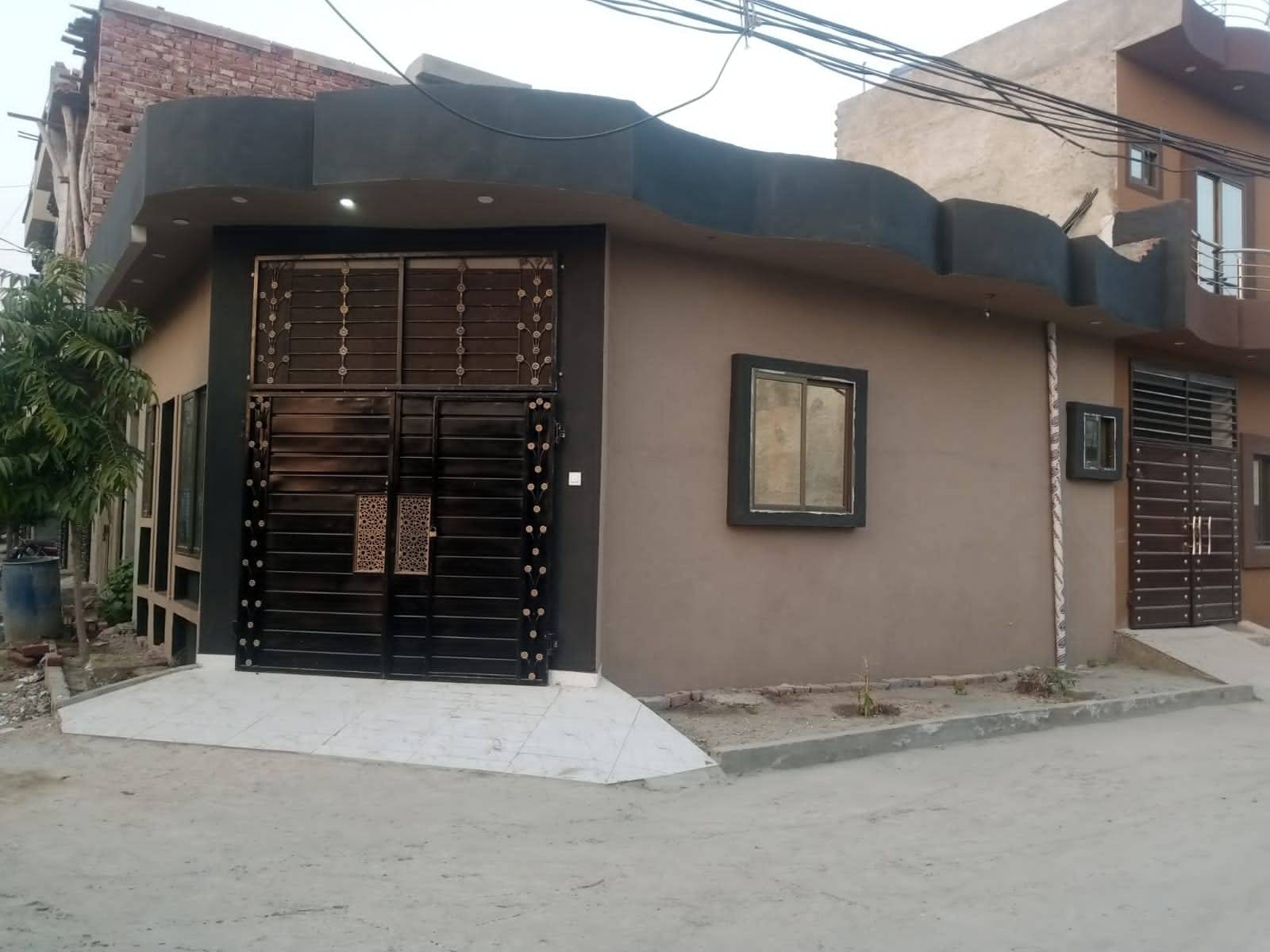 3 Marla Single story corner house For sale in Hamza town society Lahore