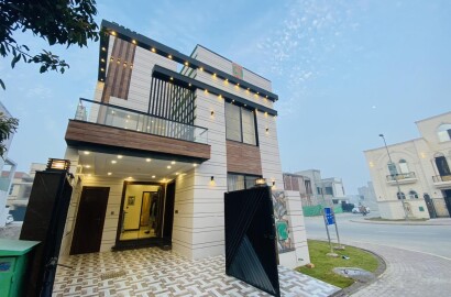 5 Marla Brand New Corner House For Sale In Sector E Bahria Town Lahore