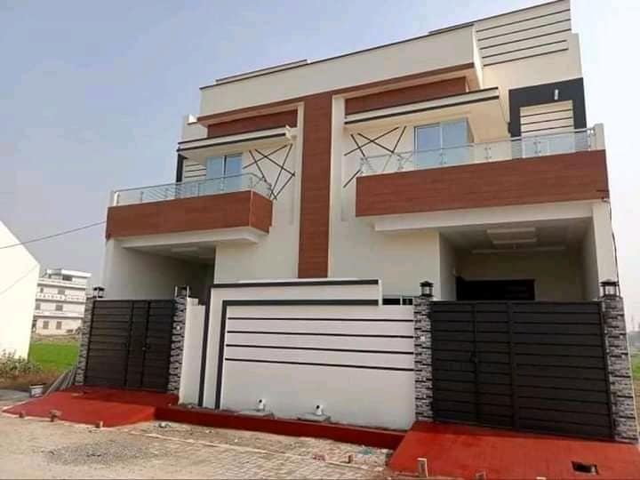 4 Marla  Double Story  House For Sale in Damonke Road alongside Ghang Road near Muslim Model School City Sheikhupura