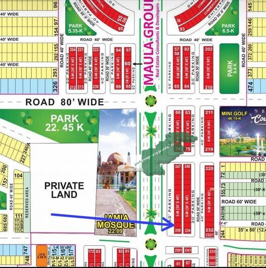 5 Marla Plot For Sale in Bahria Town Lahore